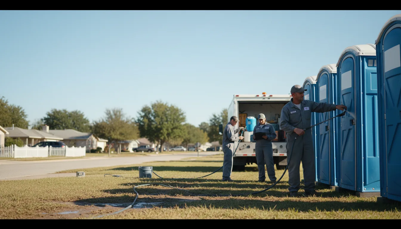 Long-Term Portable Toilet Rental in Berclair, TX near me